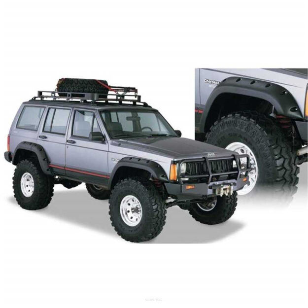 Poszerzenia błotników przód i tył RealTruck Bushwacker 4 drzwi Cut-Out Style