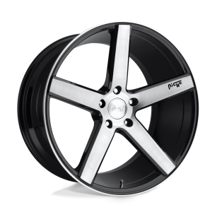 Felga aluminiowa M124 MILAN Gloss Black Brushed NICHE ROAD WHEELS