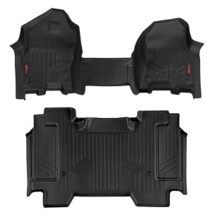 Gumowe dywaniki na podłogę model z przednią kanapą Rough Country - RAM 1500 19-on Crew Cab