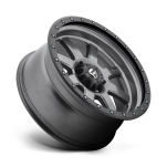 Felga aluminiowa D552 TROPHY Matte Gun Metal Black Bead Ring FUEL - 3