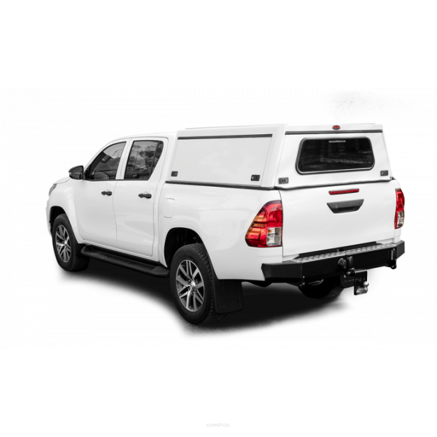 Zabudowa Bushtech Toyota Hi Lux (2016-present)-Xtra Cab Gładkie Aluminium