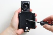 Uchwyt do Apple iPhone SE 2 (2020) z możliwością wpięcia kabla lightning USB - 4