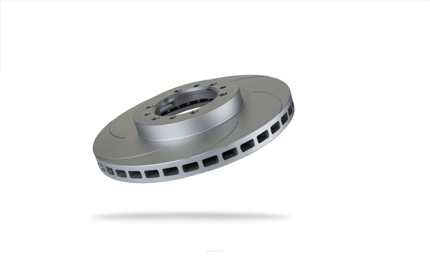 Pedders Slotted Geomet Coated Rotor