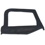 Ramka drzwi połówkowych z osłoną i szybą Black Denim strona kierowcy Smittybilt - 2