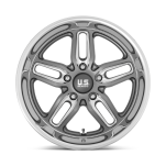 Felga aluminiowa U129 CTEN Matte Gun Metal Milled US MAGS - 2