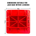 PODSTAWA POD PODNOŚNIK HI-LIFT X-BULL PODKŁAD FARM JACK - 6