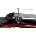 Relingi dachowe czarne TeraFlex Nebo - 2