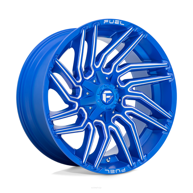 Felga aluminiowa TYPHOON Anodized Blue Milled FUEL