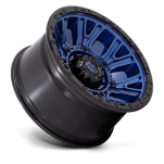 Felga aluminiowa D827 TRACTION Dark Blue W/ Black Ring FUEL - 3