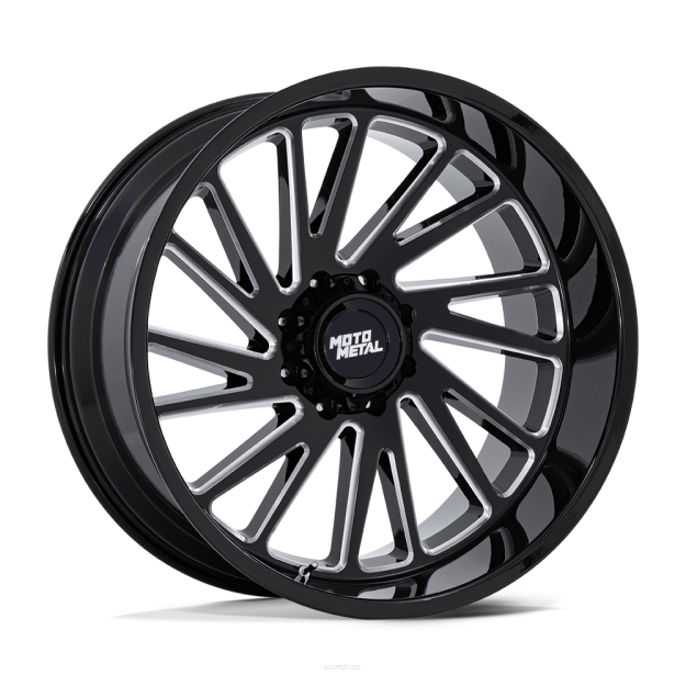 Felga aluminiowa MO811 COMBAT Gloss Black Milled MOTO METAL