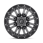 Felga aluminiowa D680 Rebel Matte GUN Metal Black Bead Ring Fuel - 3