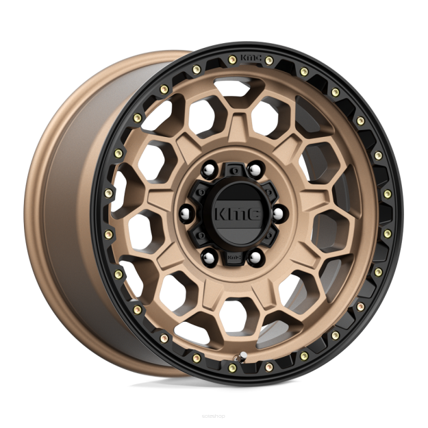 Felga aluminiowa KM545 TREK Matte Bronze W/ Black Lip KMC