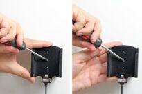 Uchwyt do Apple iPhone 7 z wbudowaną ładowarką samochodową do instalacji na stałe - 3