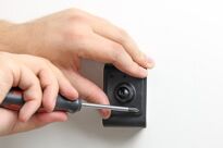 Uchwyt do Apple iPhone 7 z wbudowaną ładowarką samochodową do instalacji na stałe - 4