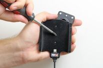 Uchwyt do Apple iPhone 7 z wbudowaną ładowarką samochodową do instalacji na stałe - 5