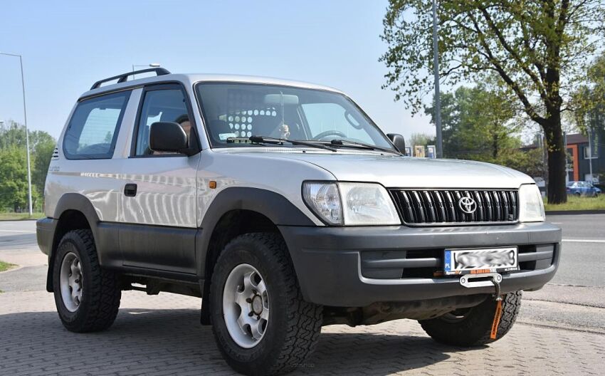 Toyota Land Cruiser 90 95 1996-2002 płyta montażowa wyciągarki
