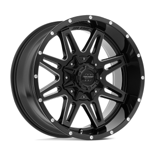 Felga aluminiowa PA42 BLOCKADE Gloss Black Milled PRO COMP
