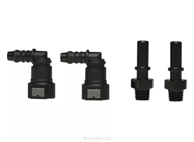 Fuel Water Separator, Universal - 9.89 quick connector set