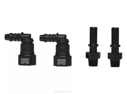 Fuel Water Separator, Universal - 9.89 quick connector set