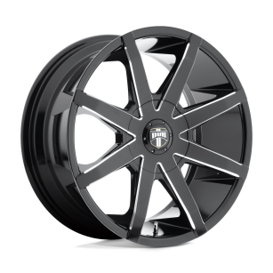 Felga aluminiowa S109 PUSH Gloss Black Milled DUB