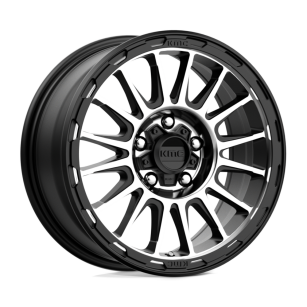 Felga aluminiowa KM542 IMPACT Satin Black Machined KMC