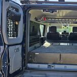 Mały panel MOLLE na drzwi Bison Gear - 3