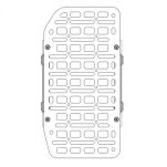 Mały panel MOLLE na drzwi Bison Gear - 5