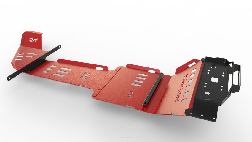 Zestaw , Pakiet OFFROAD Ford F150 F-150 2009-2014 czerwony