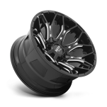 Felga aluminiowa MO808 SNIPER Gloss Black Milled MOTO METAL - 2