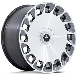 Felga aluminiowa AB045 ARISTOCRAT Gloss Platinum Bright Mach Fc ASANTI