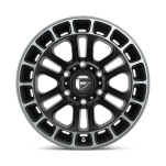 Felga aluminiowa D720 Heater Matte Black Double Dark Tint Machined Fuel - 3