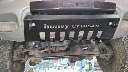 Jeep Grand Cherokee WJ / WG 1998-2004 płyta montażowa wyciągarki poszerzona z osłoną czołową