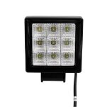 Lampa robocza - Square 9x5W CREE LED 45W 10-32V, flood, Performance Series - 2