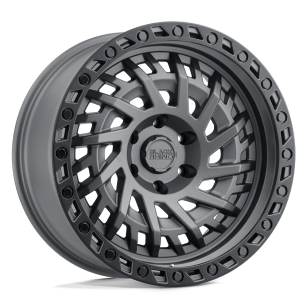 Felga aluminiowa SHREDDER Matte Gunmetal W/ Black Ring BLACK RHINO