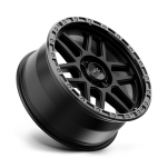 Felga aluminiowa KM544 MESA Satin Black W/ Gloss Black Lip KMC - 2