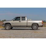 Progi, stopnie boczne aluminiowe Rough Country HD2 Extended Cab - 6