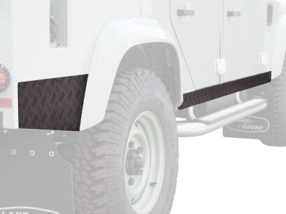 Land Rover Defender 110 (1983-2016) Sill Protector / Black - by Front Runner