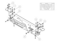 Mitsubishi Pajero IV 4 V80 V90 2006-2014 płyta montażowa wyciągarki - 4