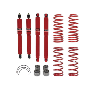 Zestaw zawieszenia podnoszący +50mm z amortyzatorami o przedłużonym skoku Pedders