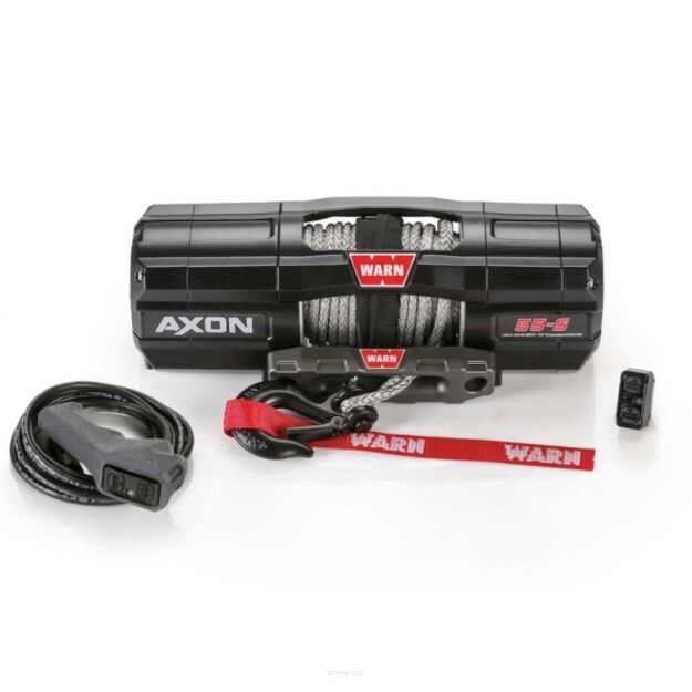 Wyciągarka z liną syntetyczną 5500 lbs Warn Axon 55-S ATV/UTV