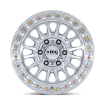 Felga aluminiowa KM552 IMS Gloss Silver W/ Machined Face KMC - 2