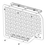 Duży panel MOLLE na drzwi Bison Gear - 3