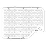 Duży panel MOLLE na drzwi Bison Gear - 4