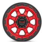 Felga aluminiowa KM548 CHASE Candy Red W/ Black Lip KMC - 3