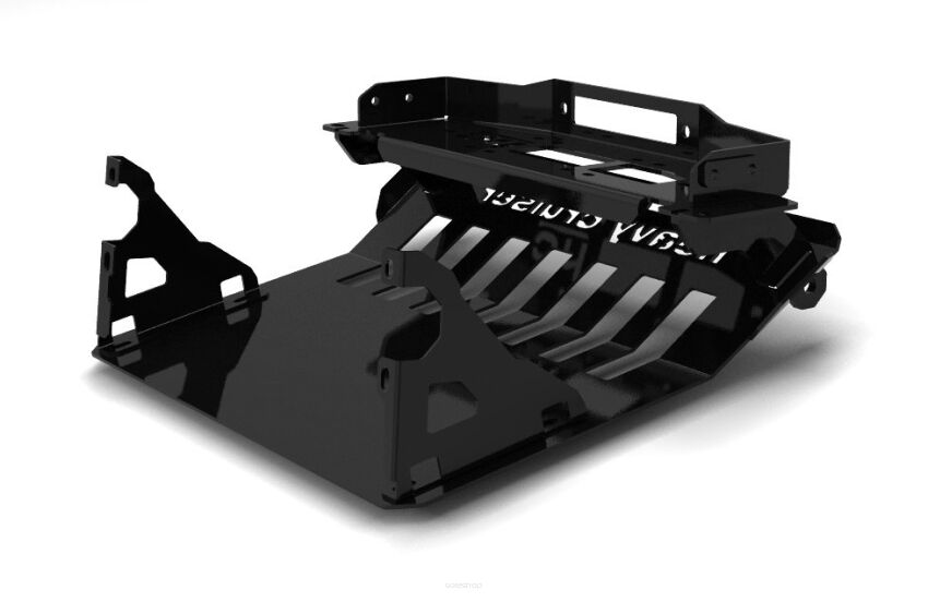 Jeep Grand Cherokee WK WH 2005-2010 płyta montażowa wyciągarki z osłoną czołową