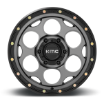 Felga aluminiowa KM541 Dirty Harry Satin Gray W/ Black LIP KMC - 3
