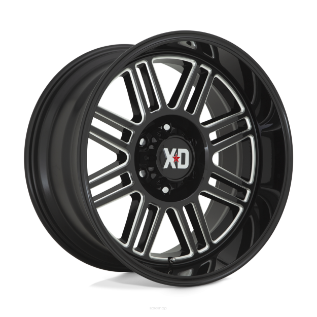 Felga aluminiowa XD850 CAGE Gloss Black Milled XD SERIES