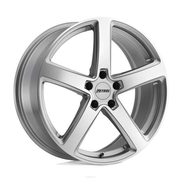 Felga aluminiowa P2A Silver W/ Machined Cut Face PETROL