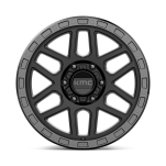 Felga aluminiowa KM544 MESA Satin Black W/ Gloss Black Lip KMC - 2