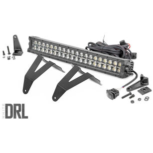 Zestaw do Zderzaka Listwa LED 20" Black Series DRL Biały Rough Country - Dodge RAM 1500